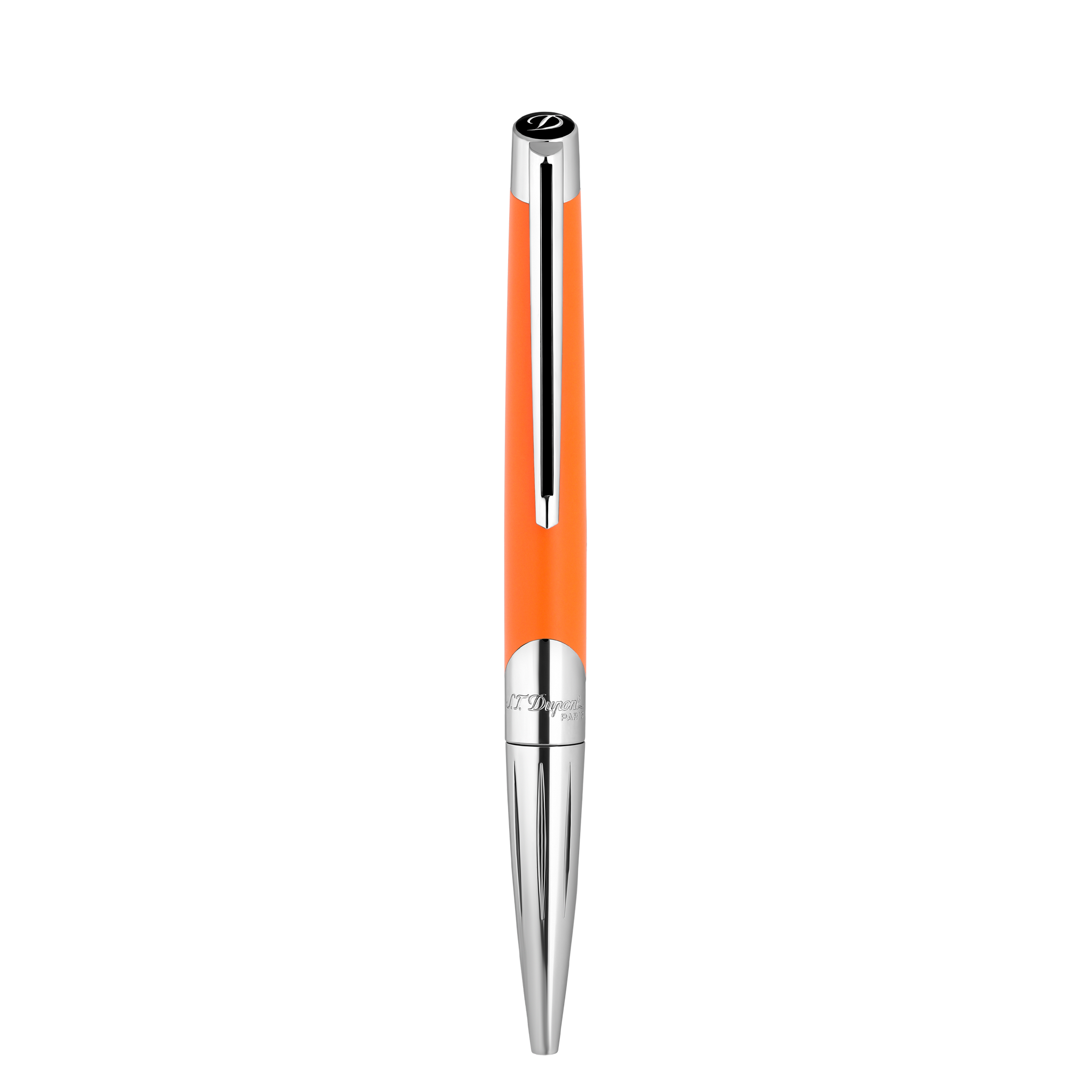 Defi Millennium Silver And Matte Orange Ballpoint Pen – Luxury Defi Millennium Silver And Matte Orange Ballpoint Pen – Luxury