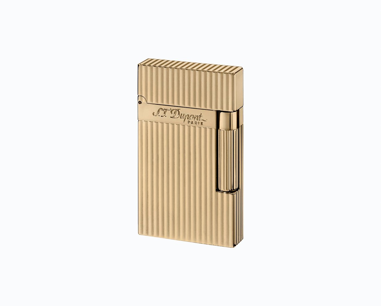 Lighter with yellow gold finish - Luxury lighter | S.T. Dupont