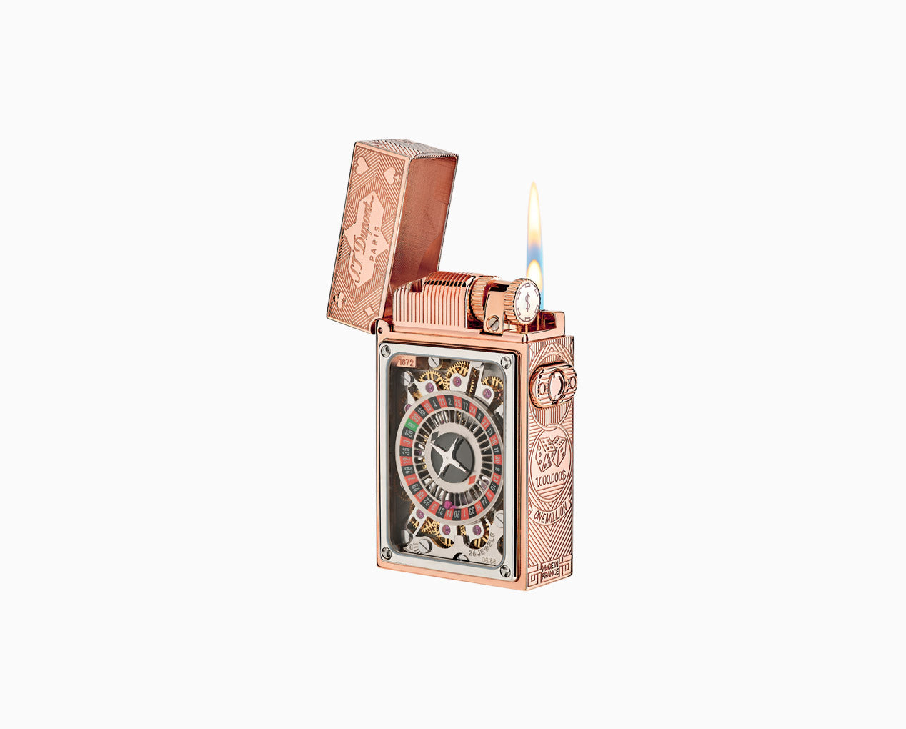Pink Gold Casino Pocket Complication Lighter / Available On Order