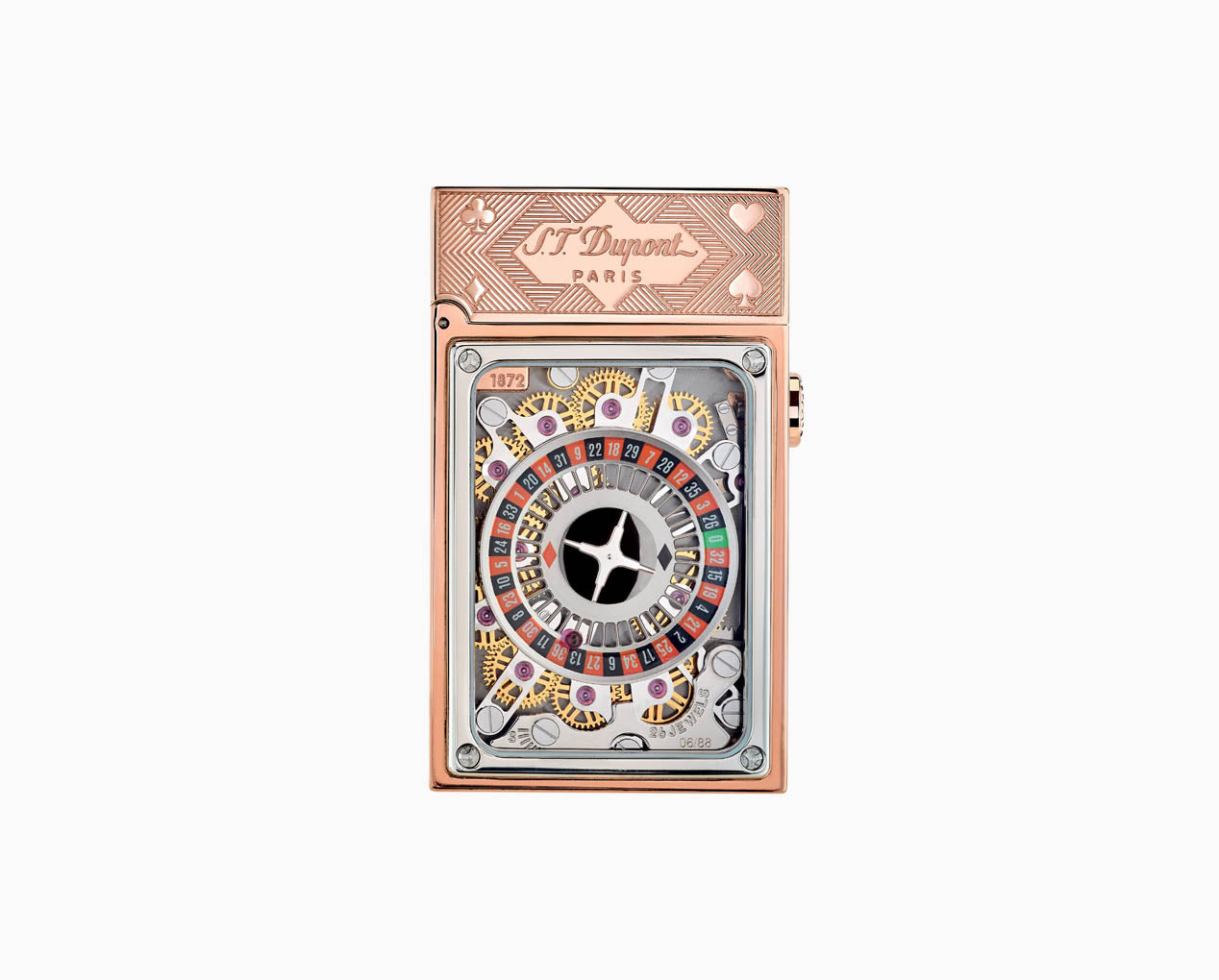 Pink Gold Casino Pocket Complication Lighter / Available On Order