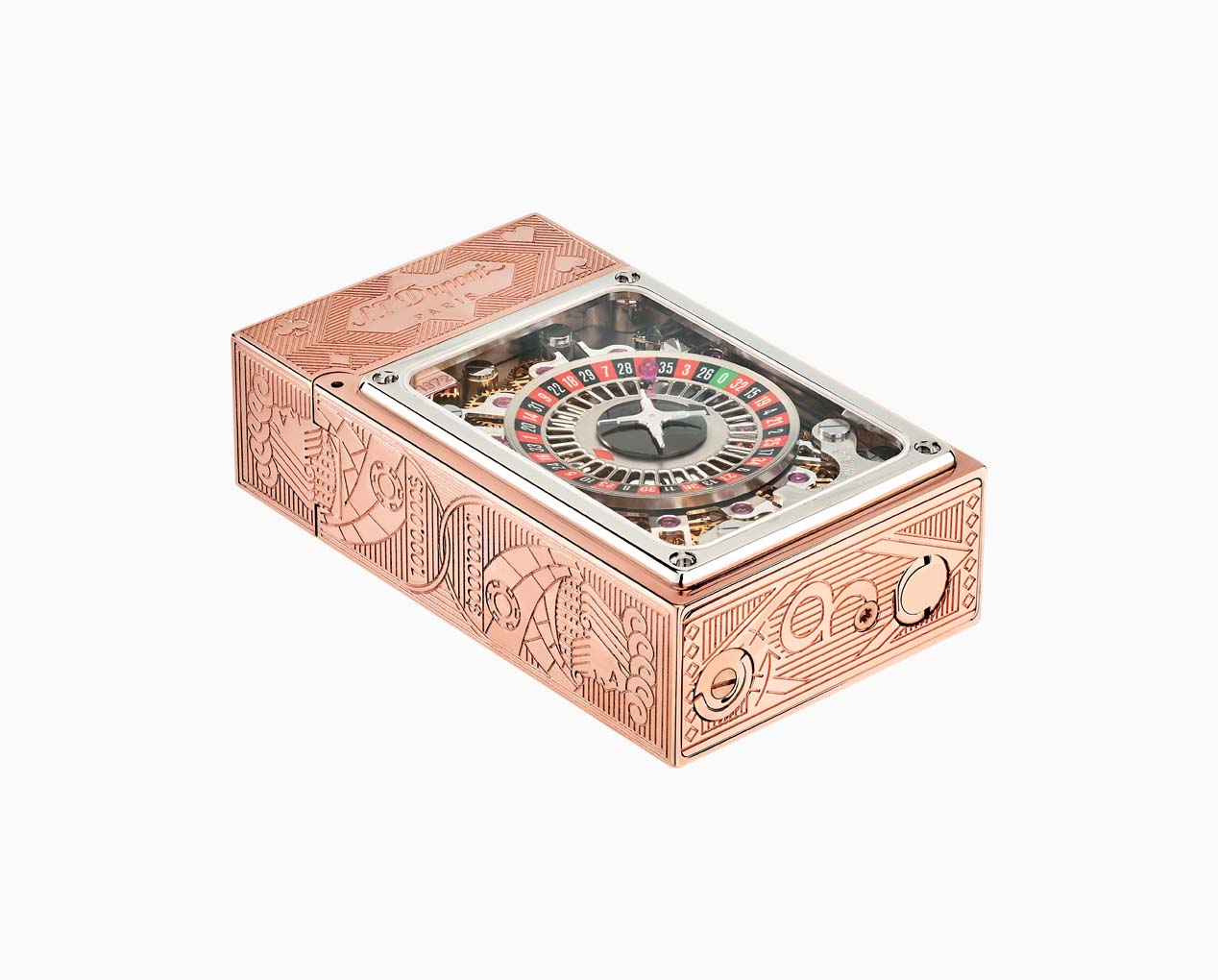 Pink Gold Casino Pocket Complication Lighter / Available On Order