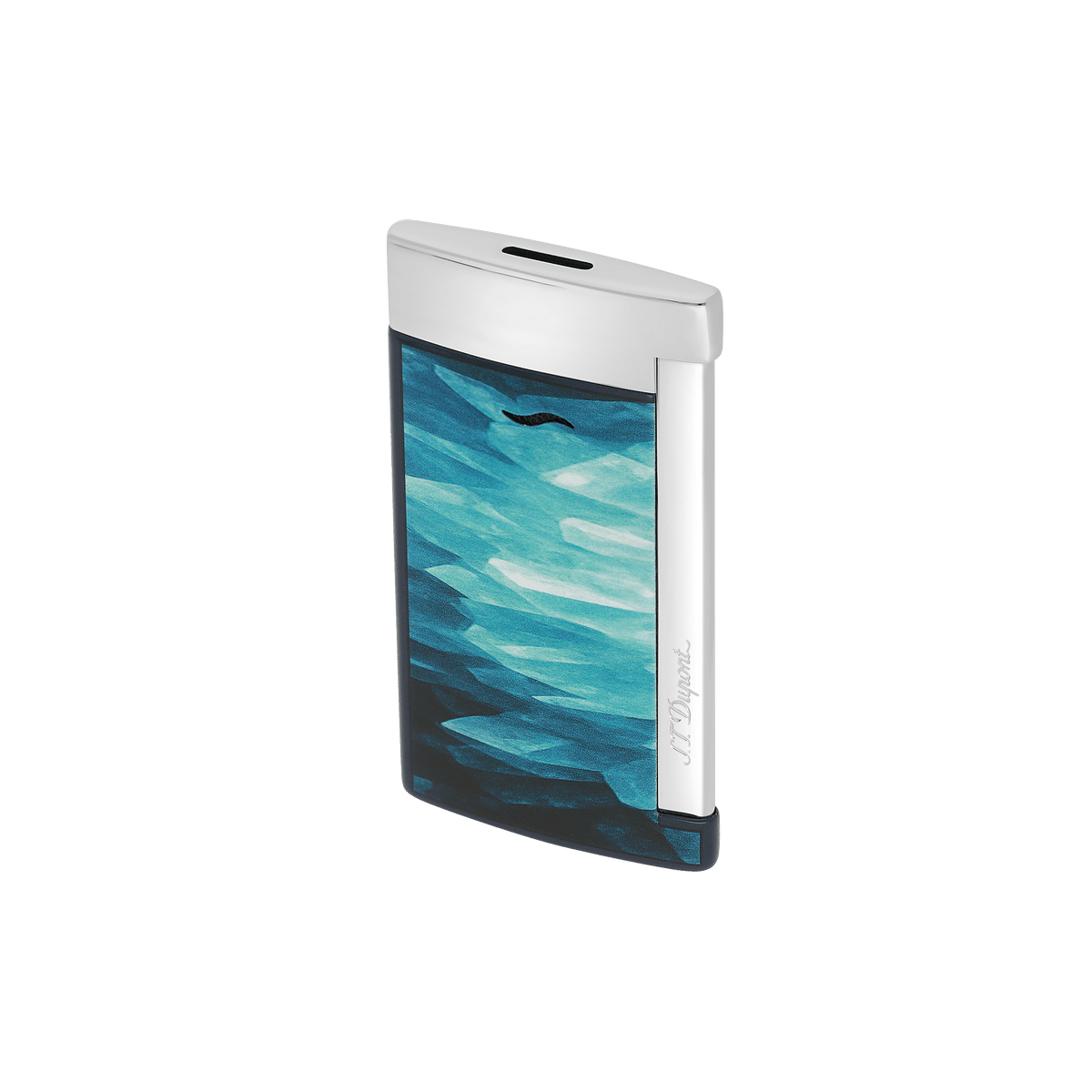 Lacquered lighter color_blue Father's day flame_blue 4 - S.T. Dupont United Kingdom