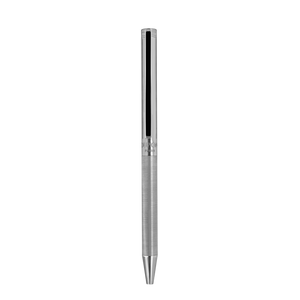 Classique brushed silver ballpoint pen. Luxury writing instrument