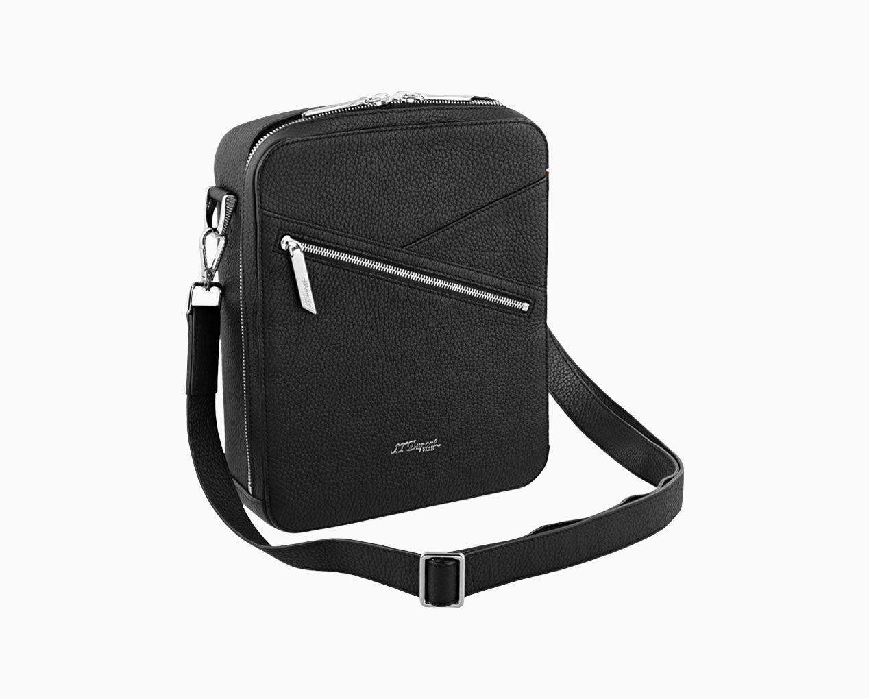 Black Grained Leather Bag – Luxury Leather Goods Dupont
