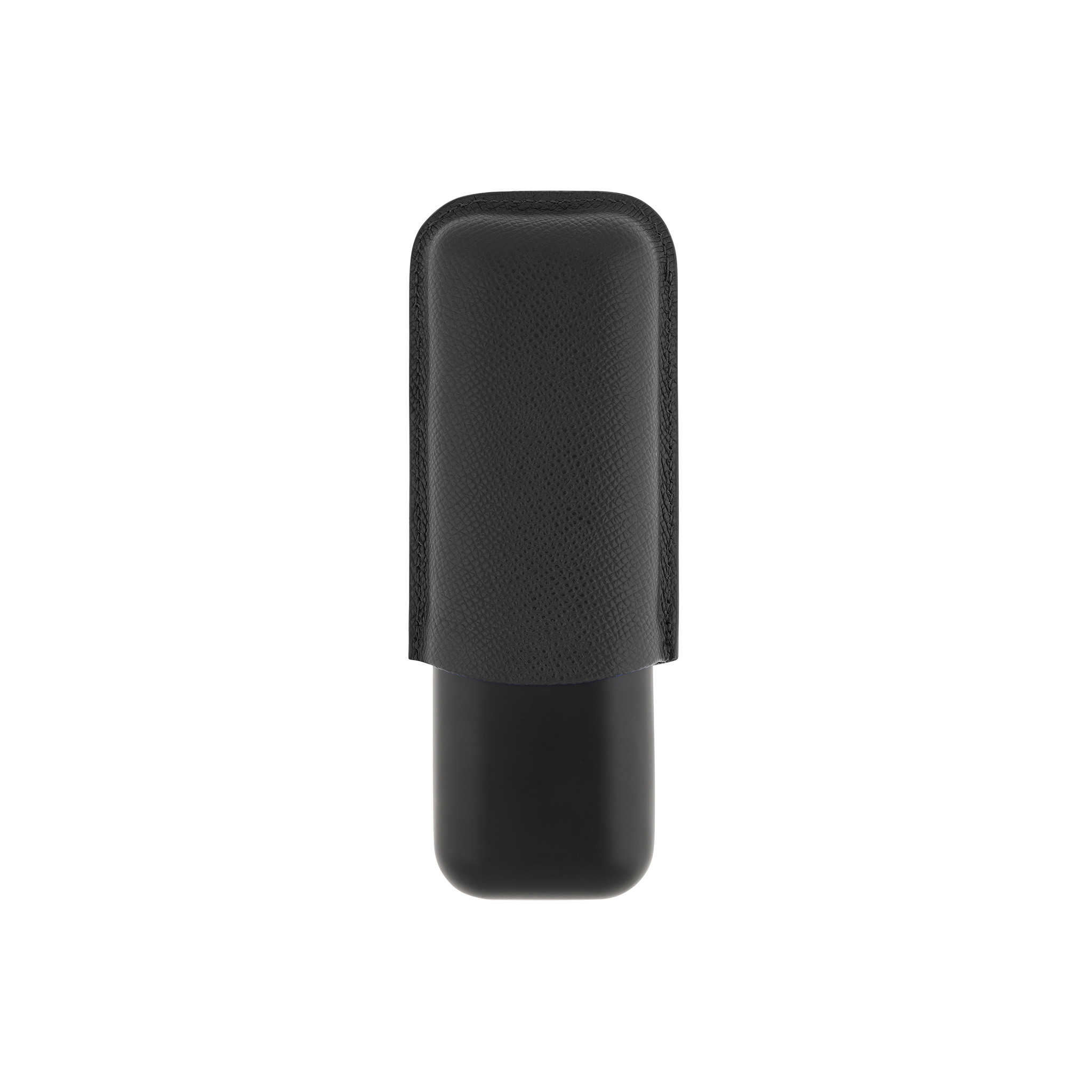 Memento Mori Two Cigar Case Black