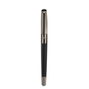 S.T DuPont Defi 万年筆　ガンメタル　M字 Gunmetal And Matte Black Fountain Pen – Luxury writing instruments