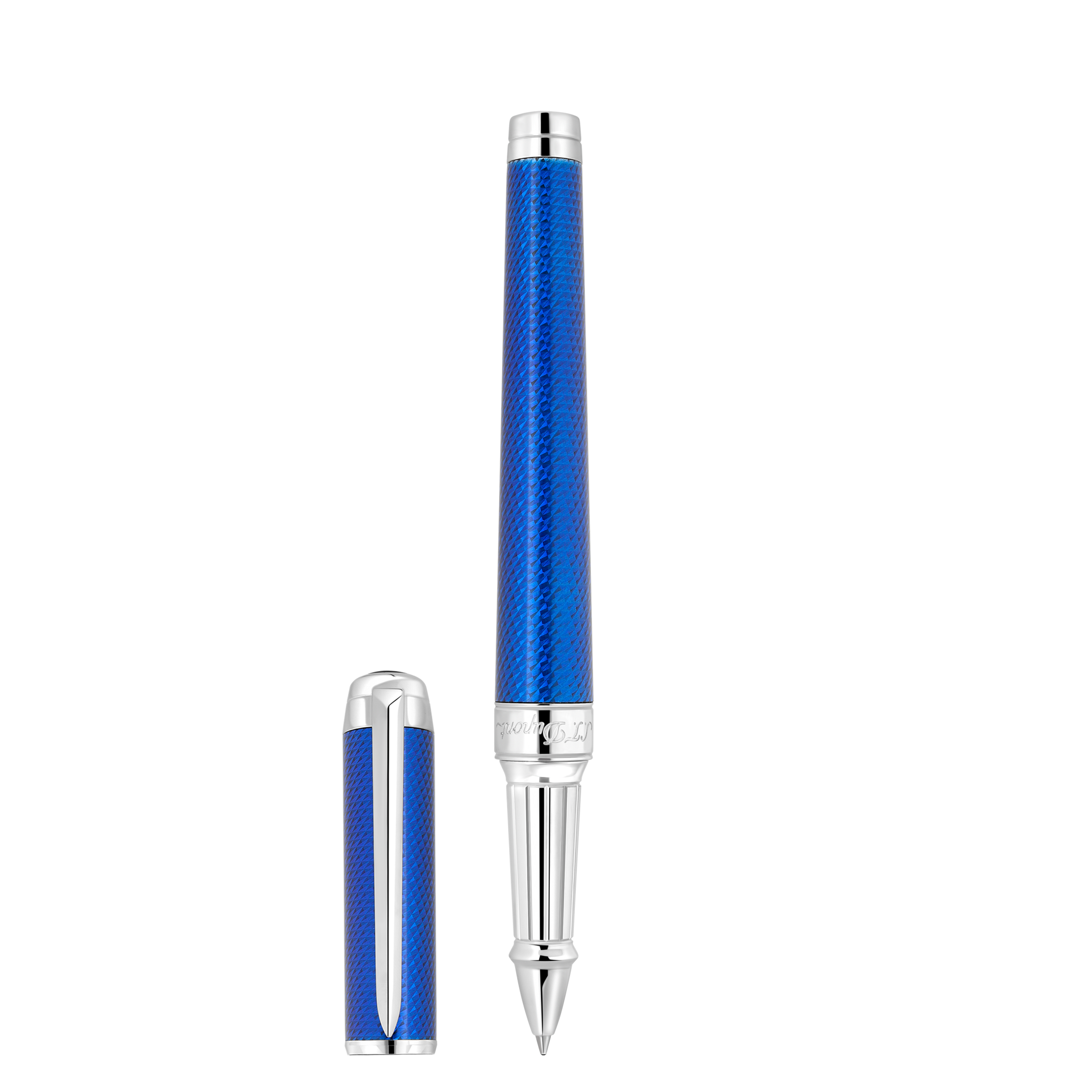 Rollerball Pen Line D Eternity XL Blue Lacquer Guilloche Under Lacquer ...