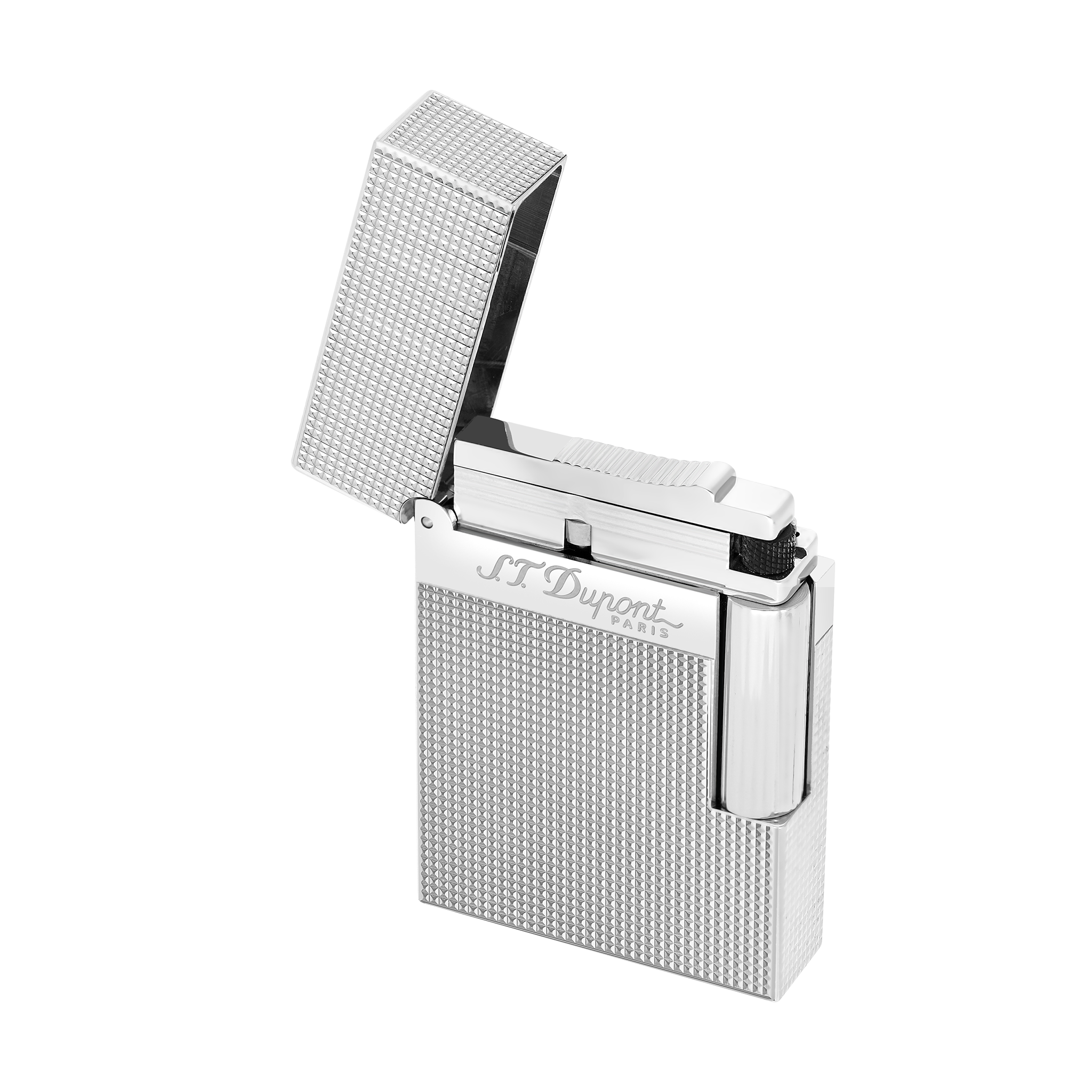 Line 2 Small Microdiamond Head Palladium Lighter - Luxury Lighter Line 2 Small Microdiamond Head Palladium Lighter - Luxury Lighter