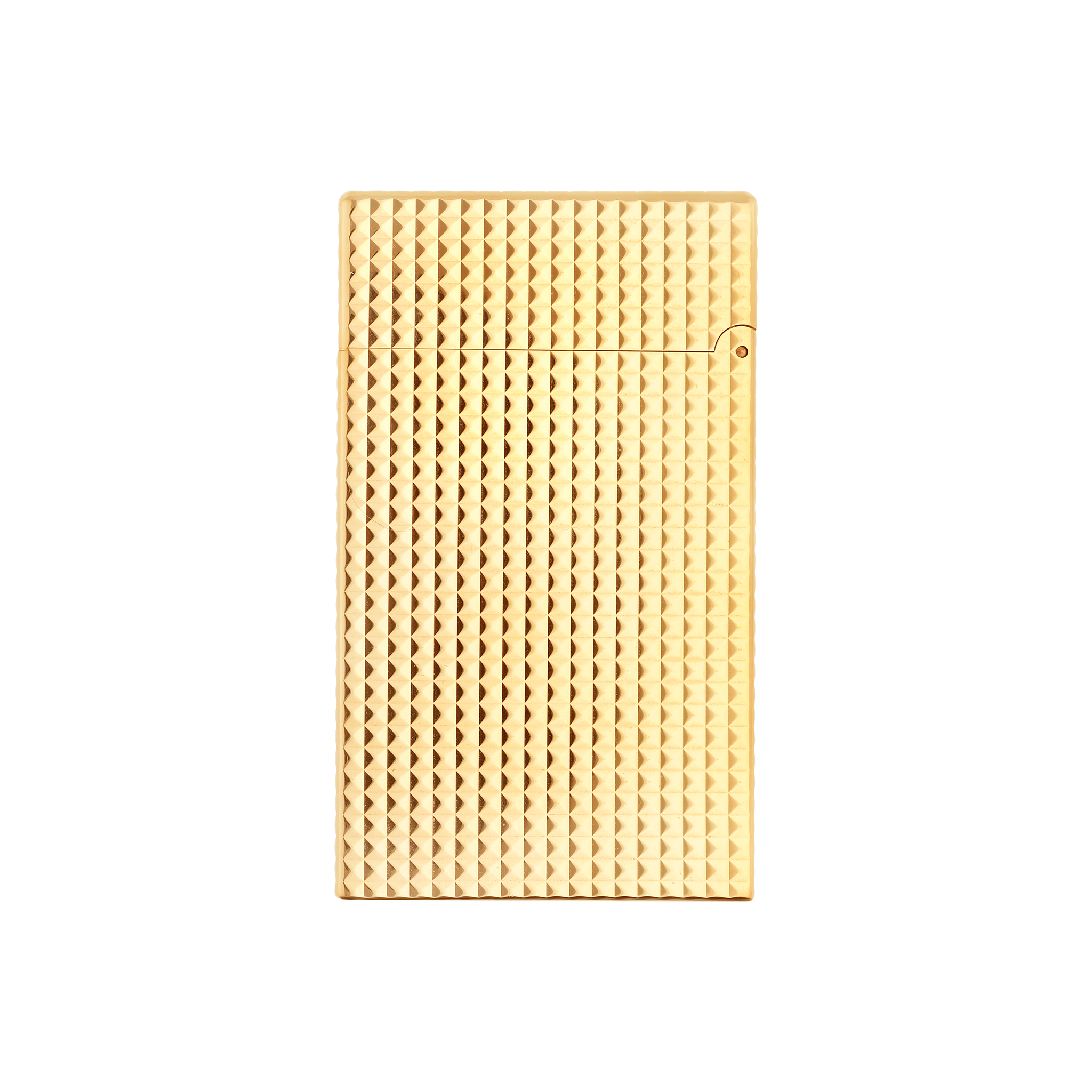 New Le Grand Dupont Yellow Gold Diamond Head Lighter New Le Grand Dupont Yellow Gold Diamond Head Lighter