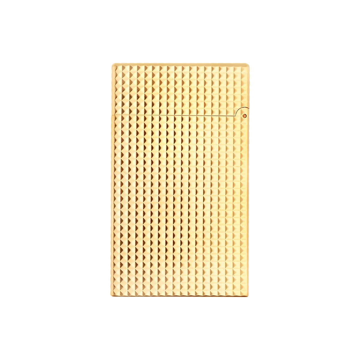 New Le Grand Dupont Yellow Gold Diamond Head Lighter - Perfect