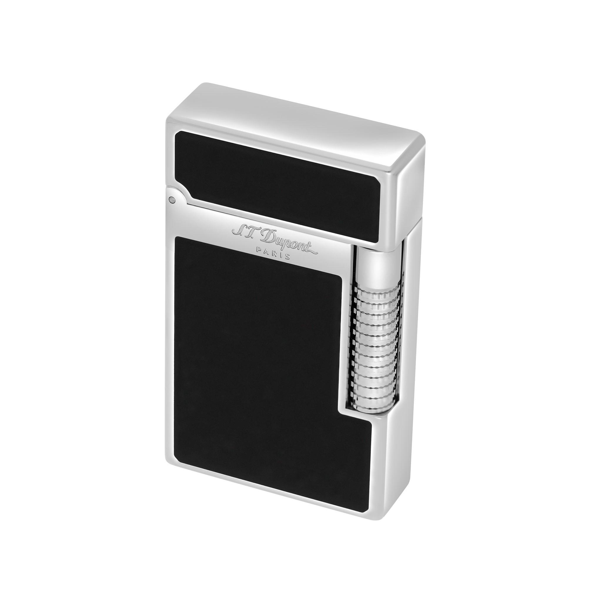 New Le Grand Dupont Black Lacquer And Palladium Lighter - Luxury New Le Grand Dupont Black Lacquer And Palladium Lighter - Luxury