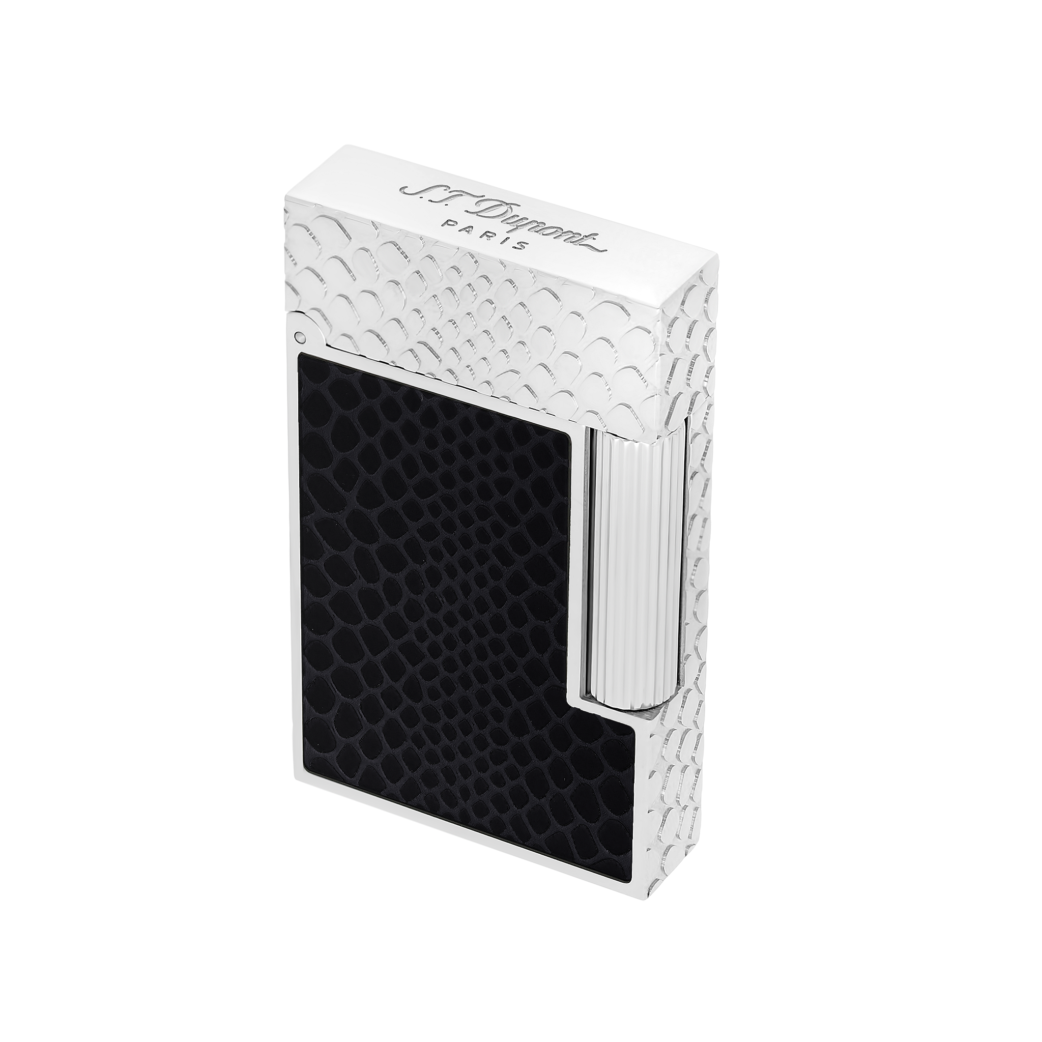 Guilloche under lacquer lighter