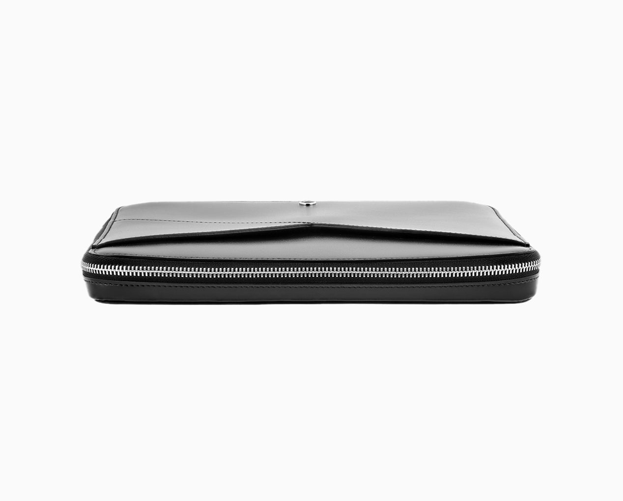 Line D black leather case for 10 pens