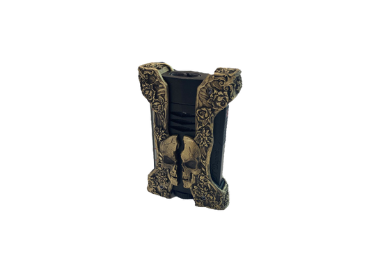 Defi XXtreme Haute Creation Skull & Roses - Yellow Brass