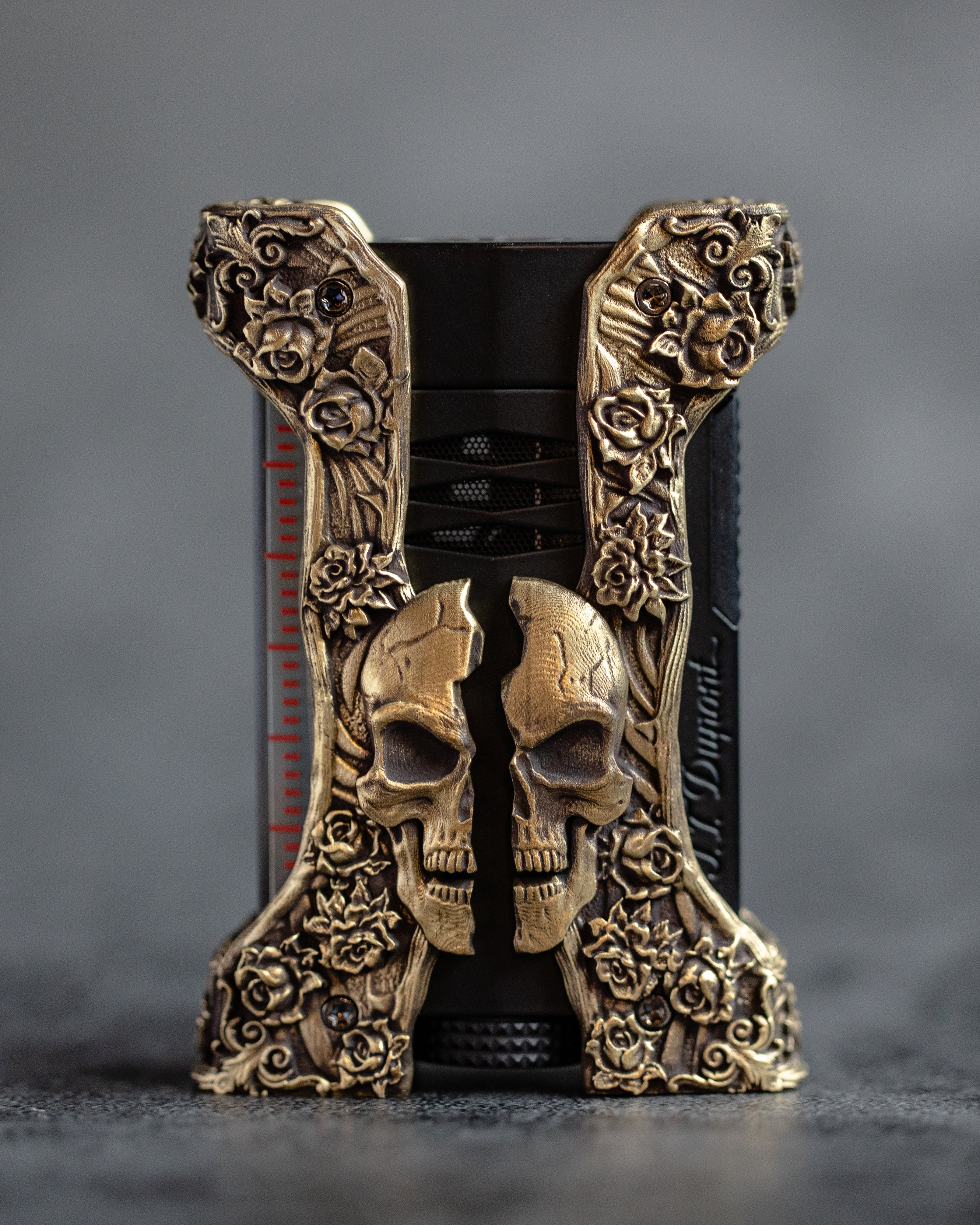 Defi XXtreme Haute Creation Skull & Roses - Yellow Brass