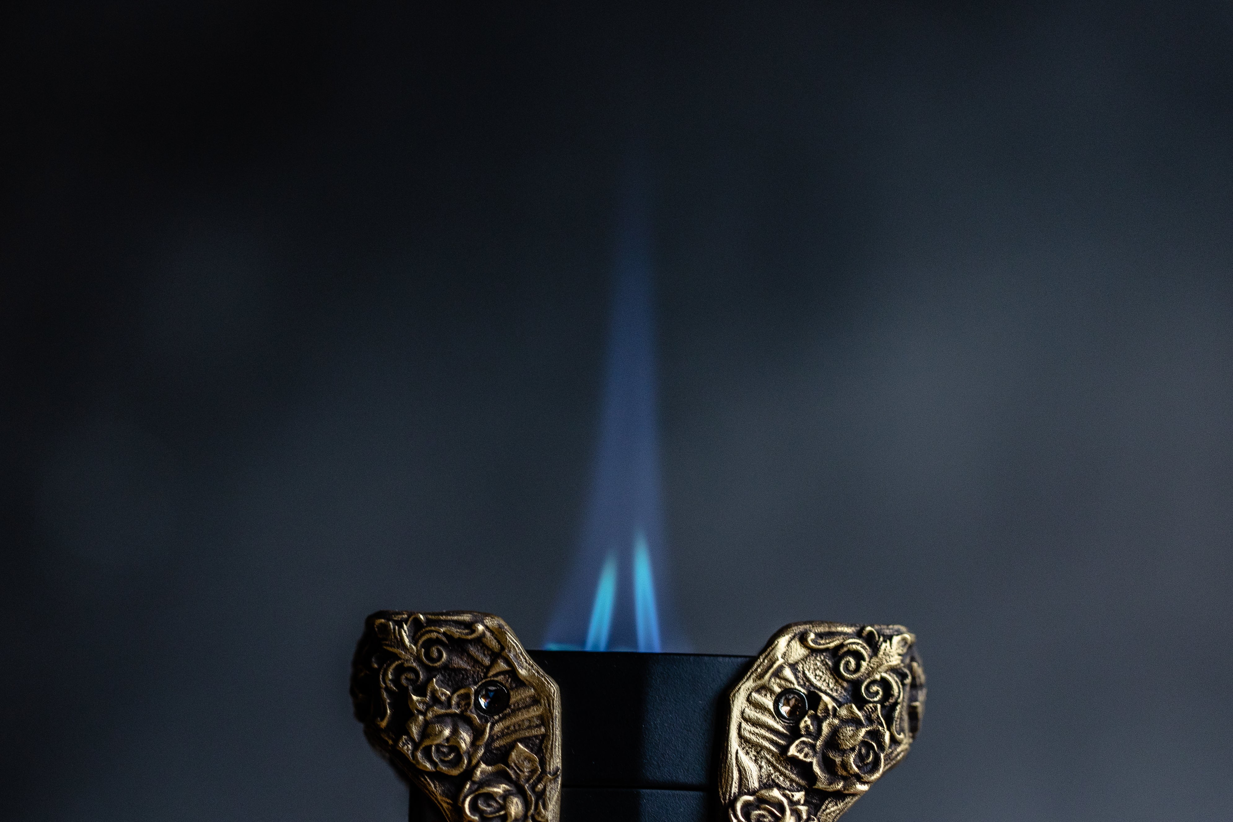 Defi XXtreme Haute Creation Skull & Roses - Yellow Brass
