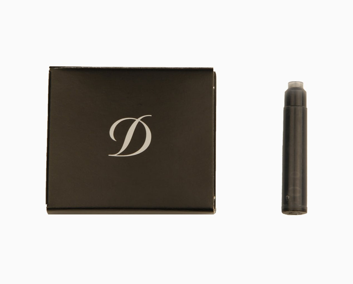 Black fountain pen ink cartridge 