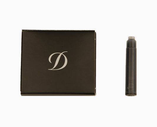 Black fountain pen ink cartridge 