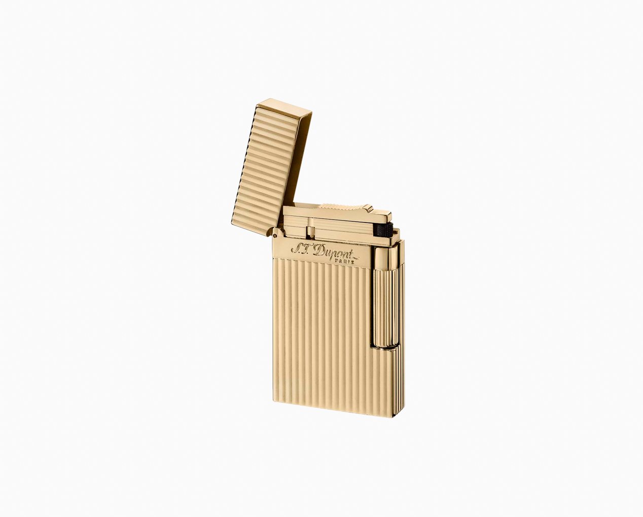 Lighter with yellow gold finish - Luxury lighter | S.T. Dupont